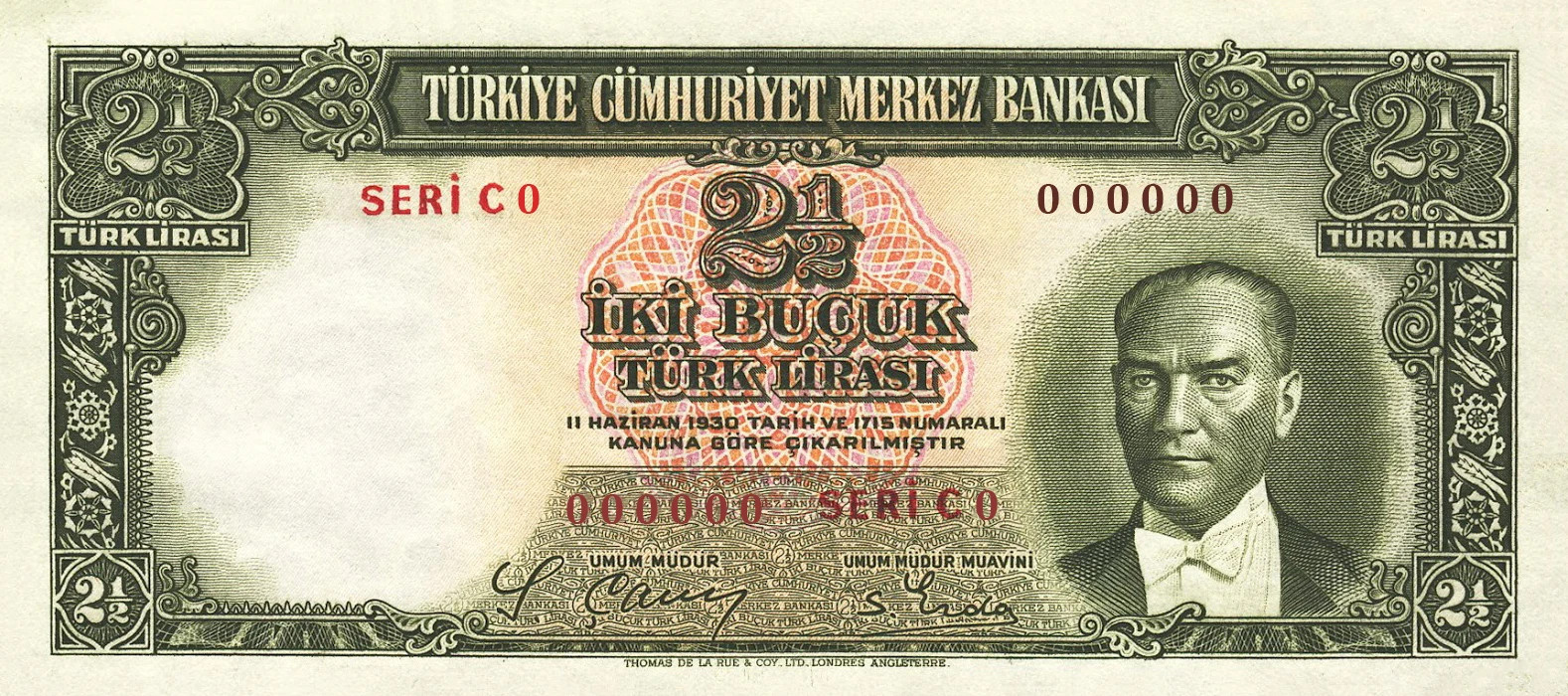 2,5 Türk Lirası